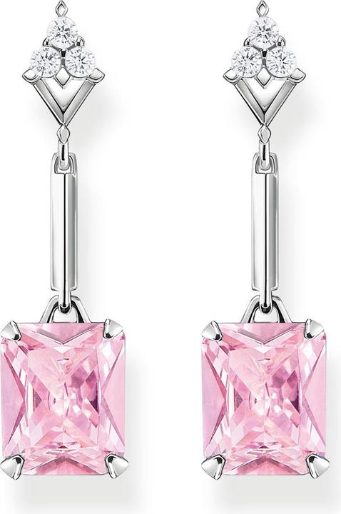 Produktbild Thomas Sabo Ohrringe pinker Stein silber (925 Sterling Silber)