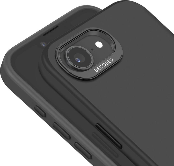 Image du produit Decoded Silicone Backcover Apple iPhone 16e Black (Apple iPhone 16e)