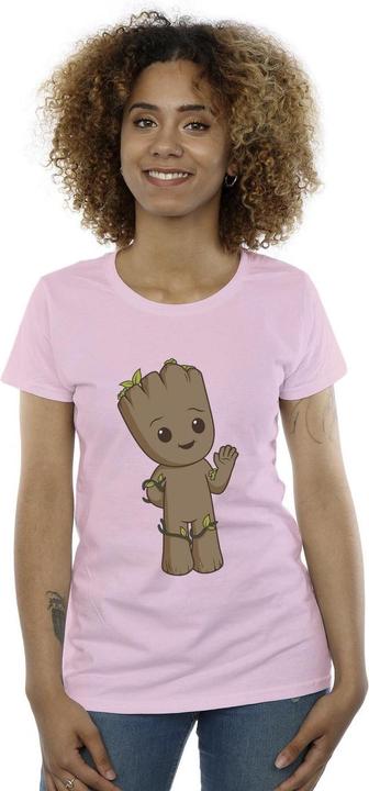 Actual product image Womens/Ladies I Am Groot Cute Groot Cotton T-Shirt (M)