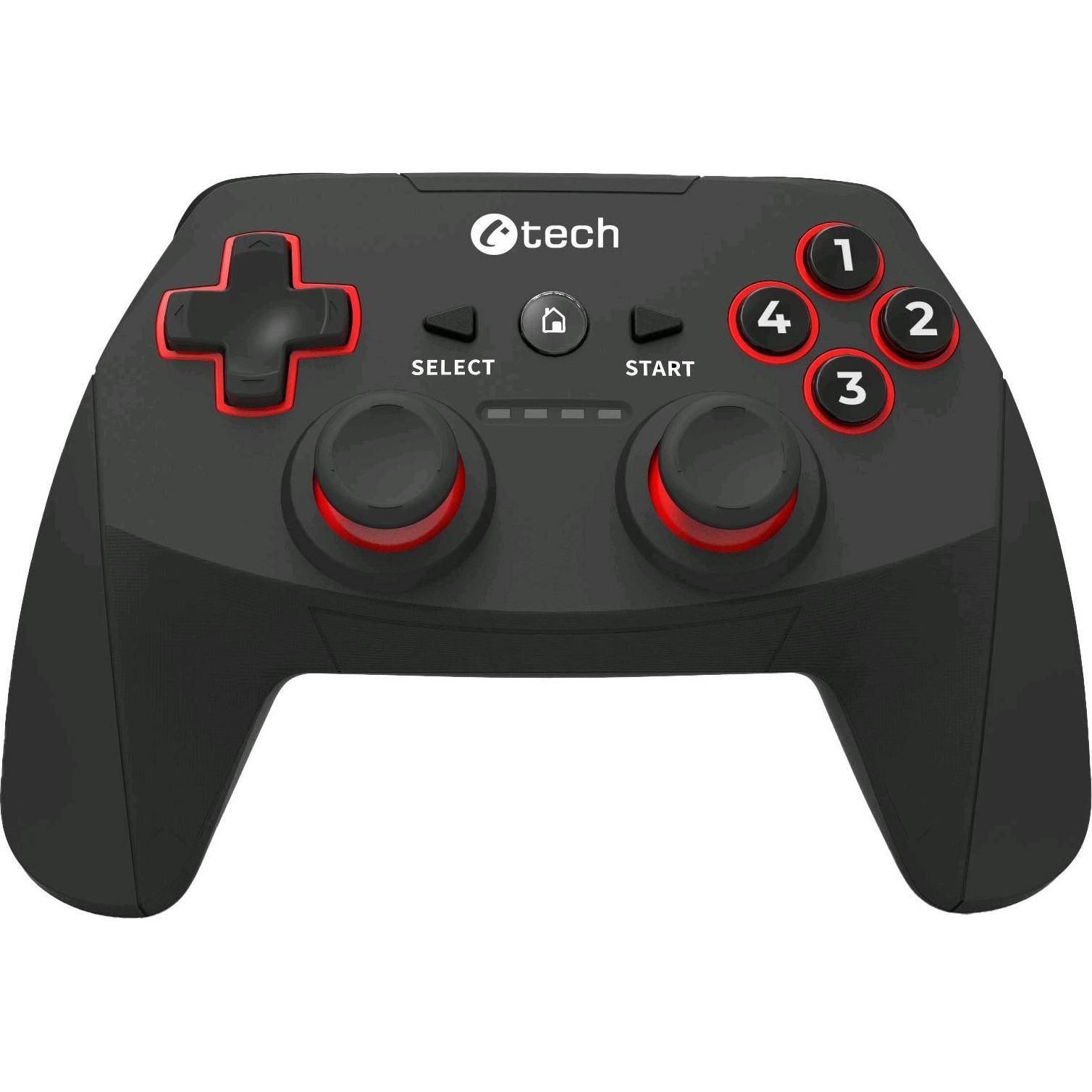 C-Tech Gamepad Khort pro PC/PS3/Android, 2x analogico, X-input, vibrační, bezdrátová½, USB (Android, PS3, PC), Controller gaming