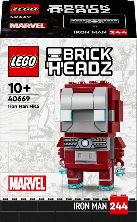Actual product image LEGO BrickHeadz Marvel Iron Man MK5 (40669, LEGO Brickheadz)