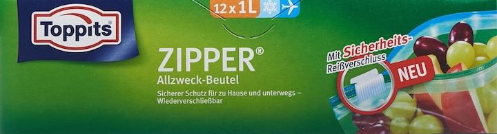 Actual product image Toppits Zipper (12 x)