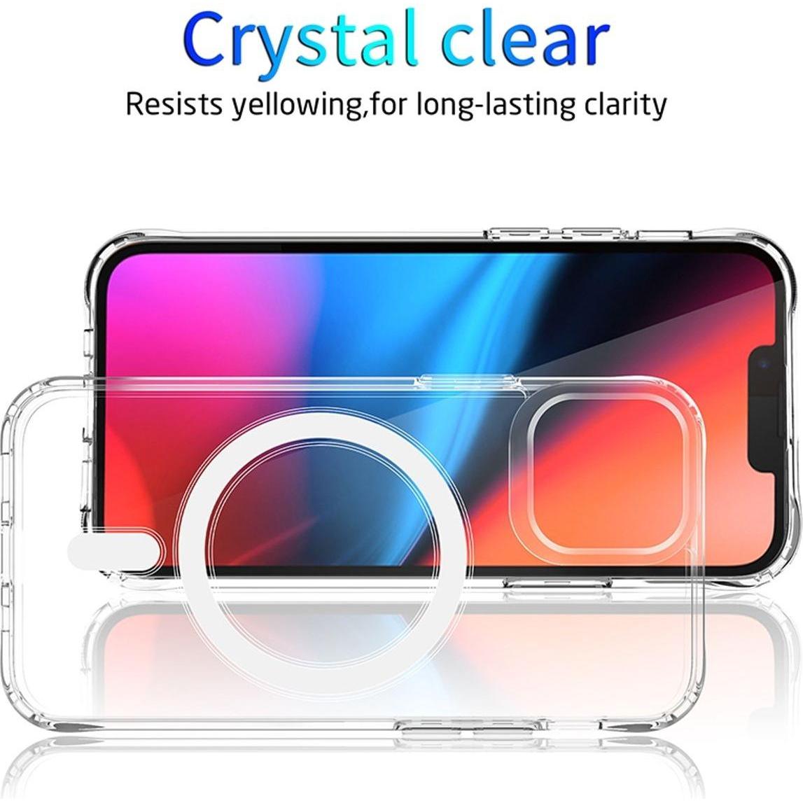 Thumbnail - König Design MagSafe Hülle Handy Schutz für iPhone 14 13 12 11 Pro Max Magnet Case Cover Etui (Apple iPhone 14 Plus), Sm...