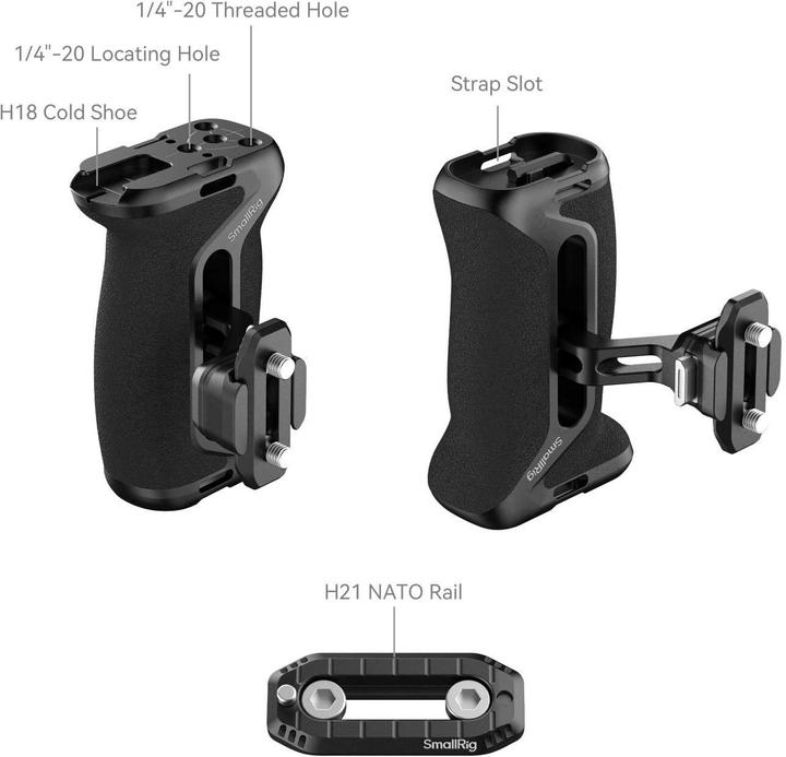 Produktbild SmallRig 5633 HawkLock H21 Quick Release Side Handle (Griff)