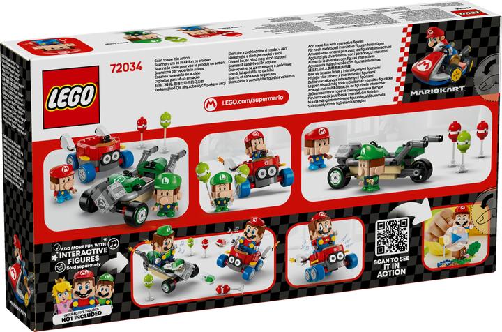 Actual product image LEGO Mario Kart - Baby Mario vs. Baby Luigi (72034, LEGO Super Mario)
