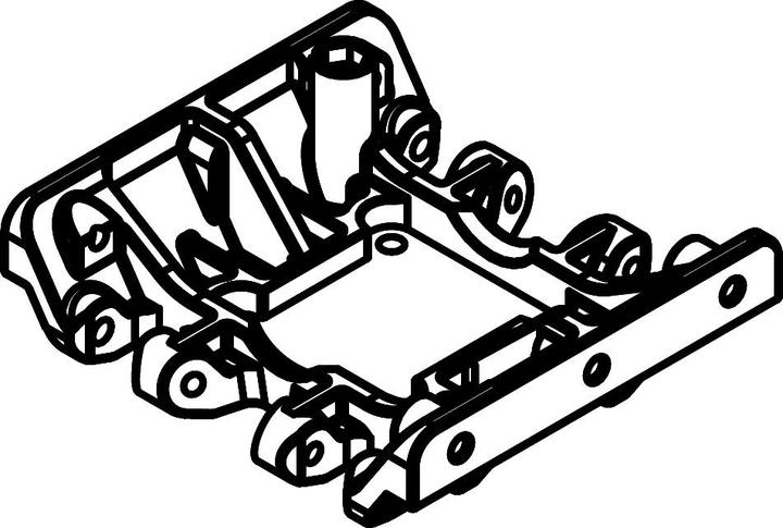 Actual product image Amewi Gearbox mount RCX10