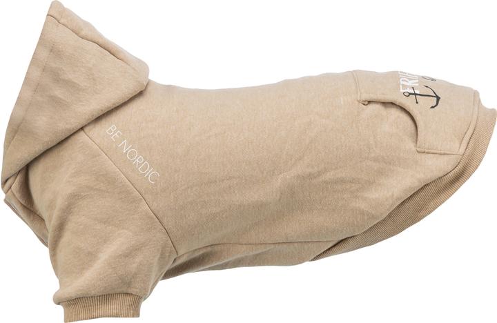 Actual product image Trixie Be Nordic Hondentrui Hoodie Flensburg Zand - 40 Cm (S, Dog jumper)