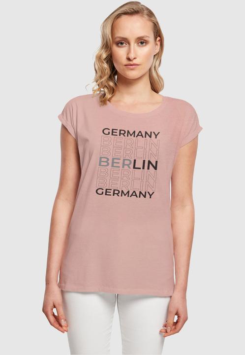 Produktbild Merchcode Ladies Berlin Extended Shoulder Tee - 112473 (S)
