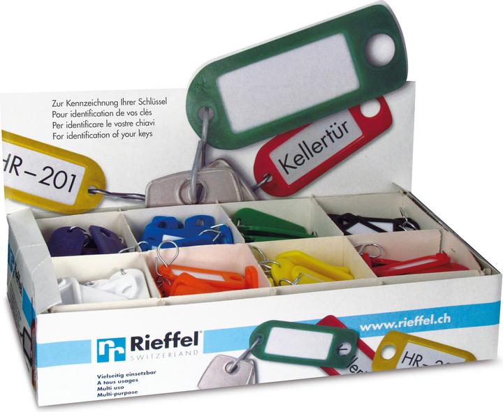 Actual product image Rieffel Key labels