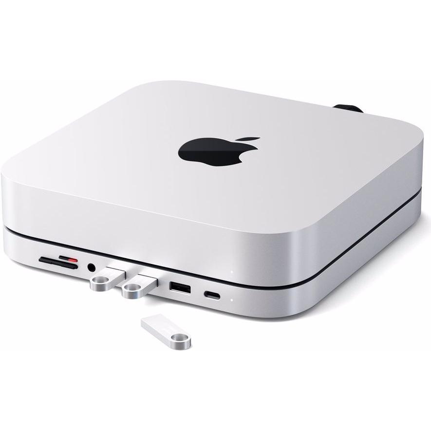 Satechi St-Abhfs (USB-C, 11 Ports), Dockingstation + USB Hub, Silber