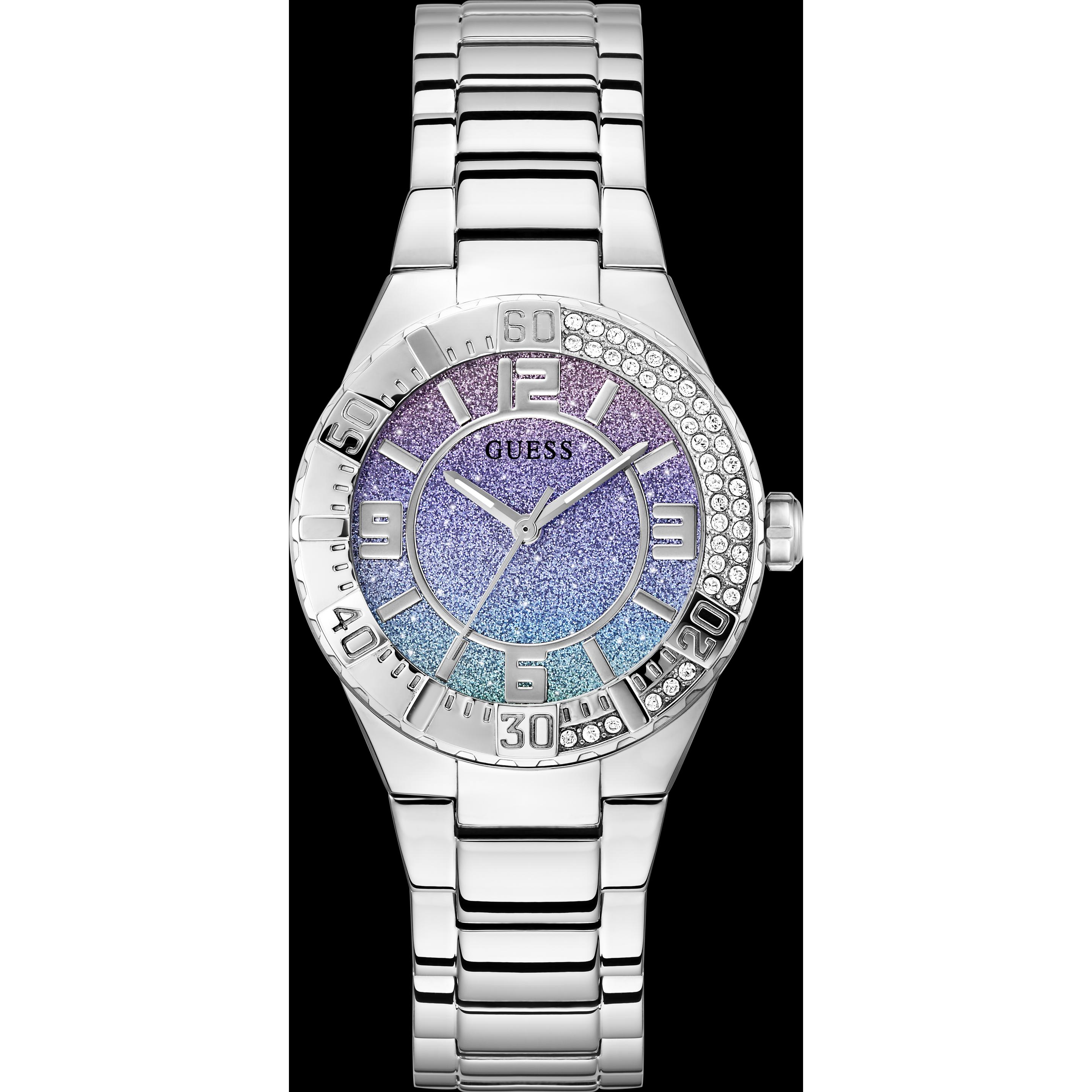 Guess, Armbanduhr, Sangria, Silber, (36 mm)