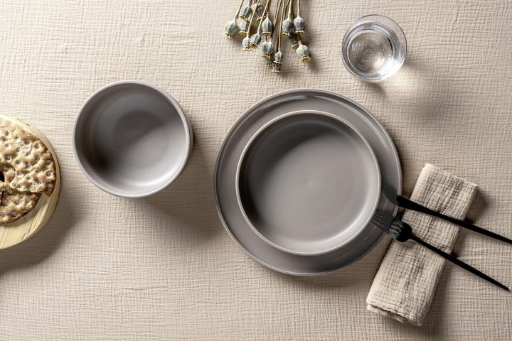 Image du produit Leonardo Assiette plate Roma 6 pièces,Taupe (6 x, 27 cm)