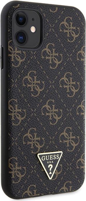Produktbild Guess GUHCN61PG4GPK iPhone 11 / Xr 6,1" czarny/black hardcase 4G Triangle Metal Logo (Apple iPhone 11)