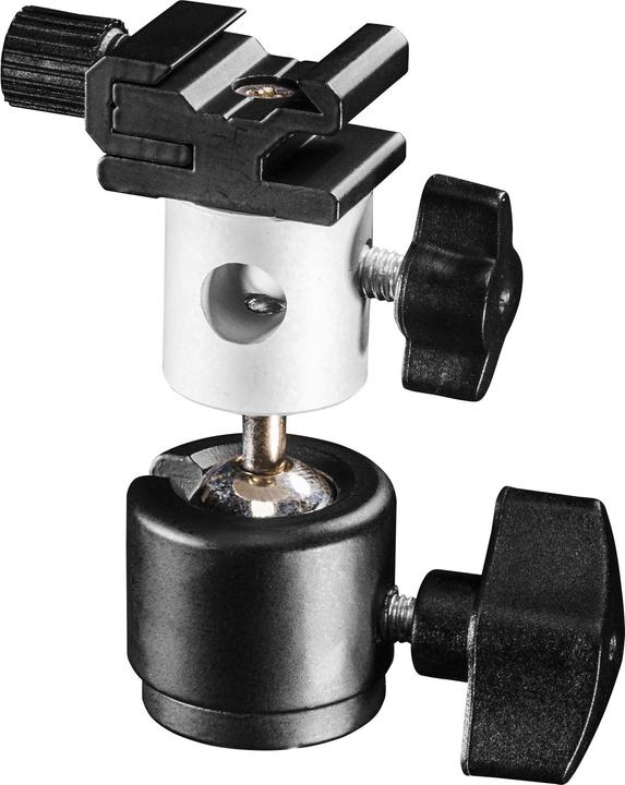 Walimex Schirm- und Blitzhalter mit Kugelkopf (Blitzgerät Adapter)