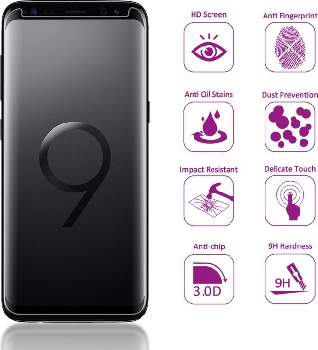 Produktbild Nalia Sicht-Schutzglas (1 Stk., Samsung Galaxy S9)