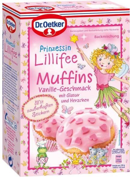 Actual product image Dr. Oetker Pr.Lillifee Muffin Van (397 g)