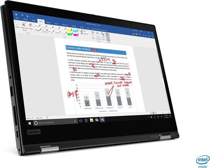 Immagine prodotto Lenovo ThinkPad L13 Yoga G2 (13.30", Intel Core i5-1135G7, 8 GB, 256 GB, Ing. Int.)