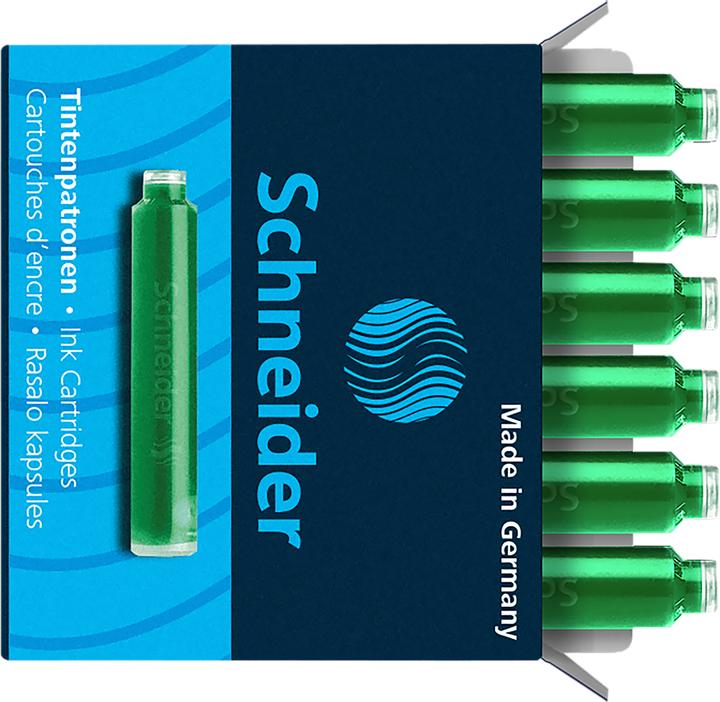 Produktbild Schneider Tintenpatrone 6ST grün (6 Stück, Grün)