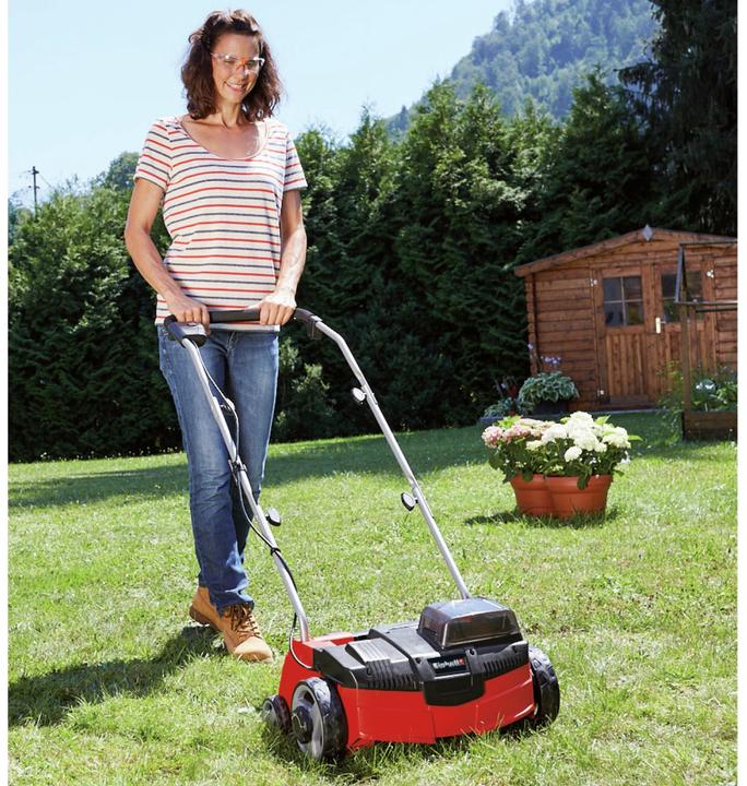 Actual product image Einhell Akku-Vertikutierer GC-SC 36/31 LI + 2x Starterset