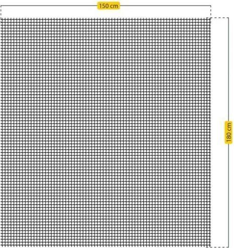 Produktbild Schellenberg Insektenschutzgitter für Fenster Fliegenschutzgitter 1500 x 1800 mm anthrazit