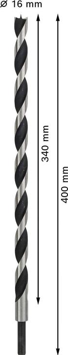 Produktbild Bosch Professional Zubehör PRO Wood Holzspiralbohrer, 16 x 340 x 400 mm (10 mm)