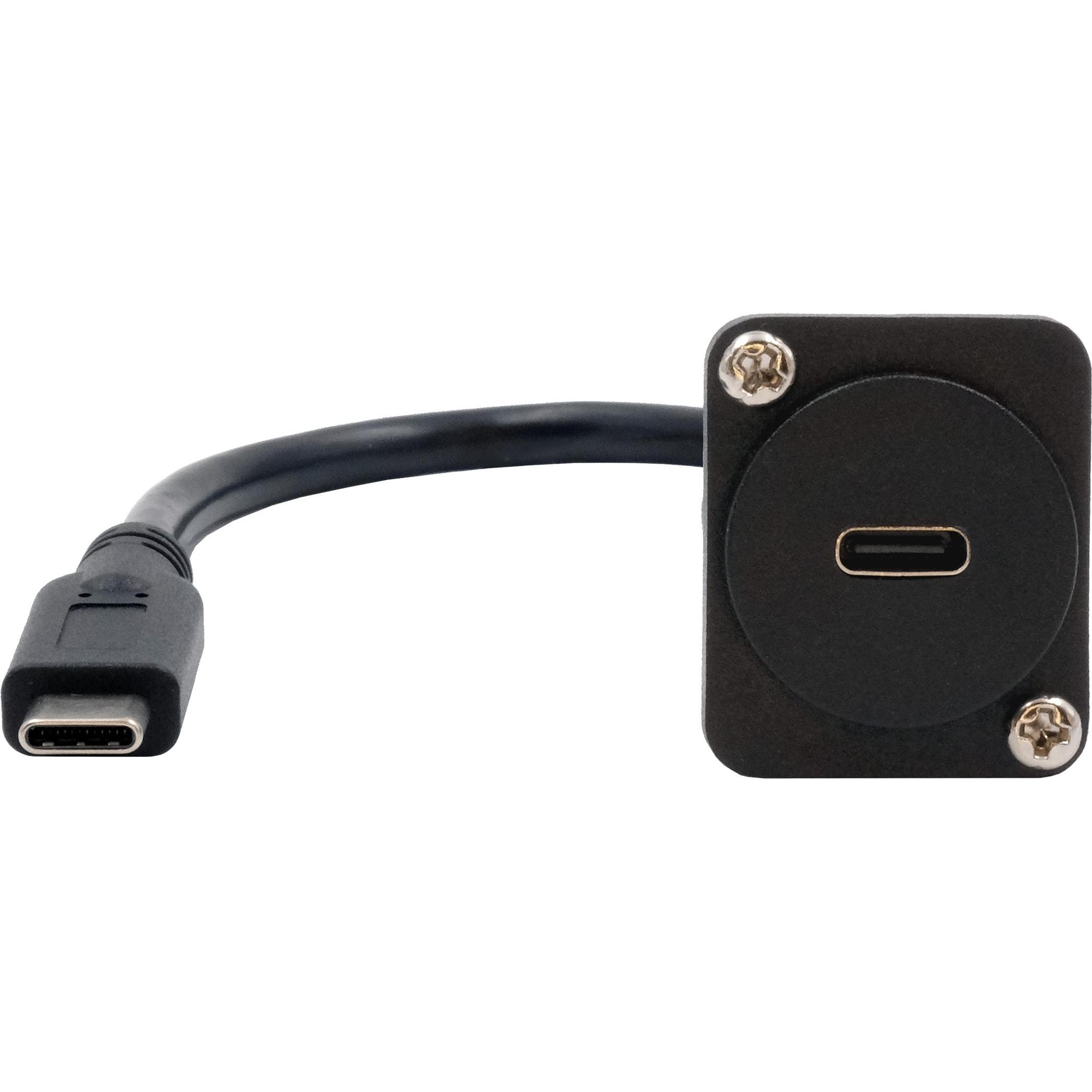 Thumbnail - Exsys D-Typ Adapter USB-C BU-ST (USB Typ-C, 20 cm), Data + Video Adapter