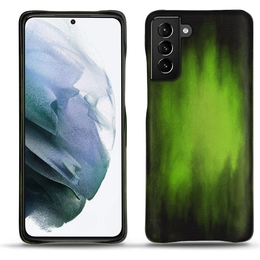 Noreve Lederschutzhülle (Samsung Galaxy S21+), Smartphone Hülle, Grün