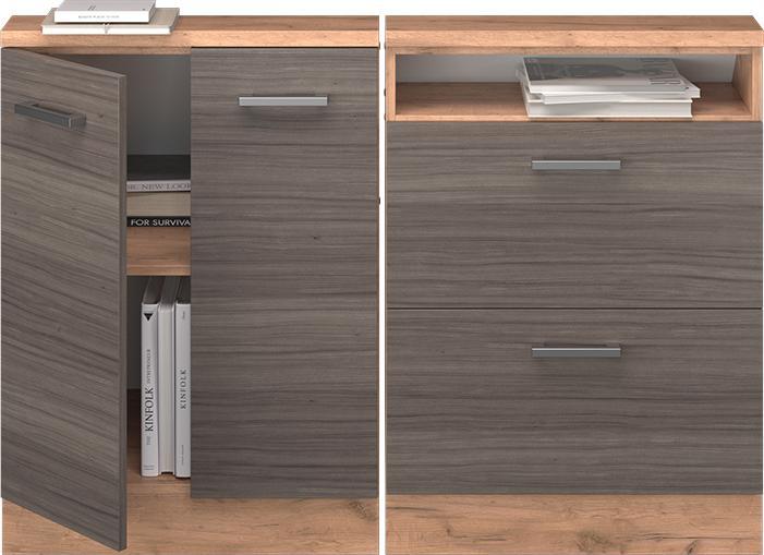 Produktbild Vicco Küchenschrank für Dachschrägen R-Line (120 x 46 x 81.60 cm)