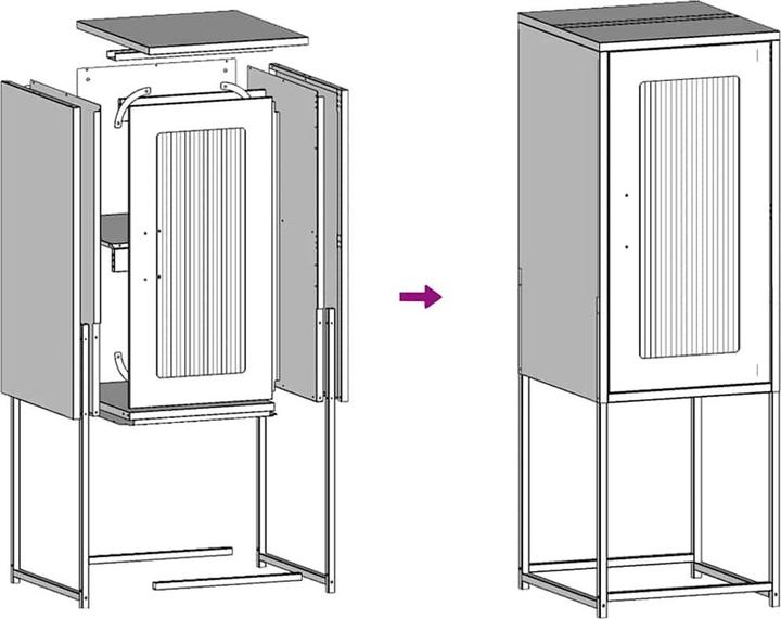 Image du produit vidaXL Sideboard (36 x 39 x 107 cm)