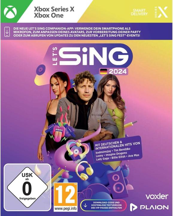 Produktbild Ravenscourt Let's Sing 2024 German Version (Xbox Series X, Xbox One X, Xbox One S, DE)