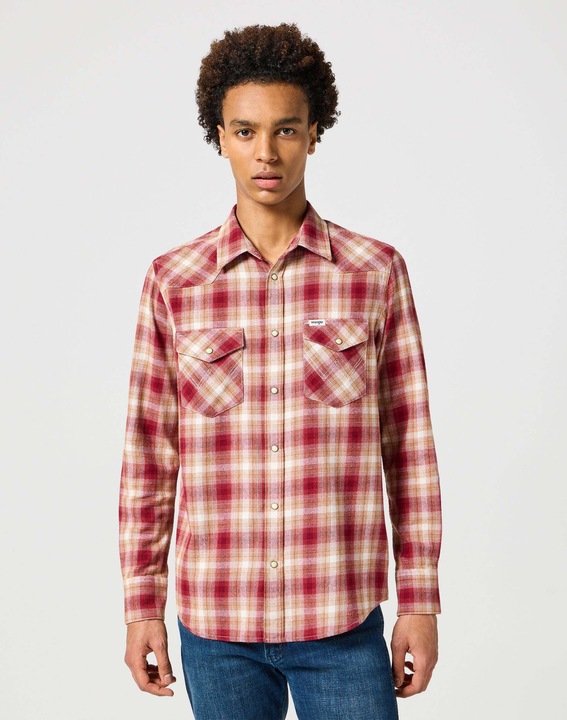 Wrangler Langarmhemd Western Shirt (L)