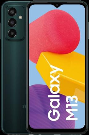 Productafbeelding Samsung Galaxy M13 Dual SIM 128GB, Groen, M135 (128 GB, Diepgroen, 6.60", Hybride dubbele SIM, 4G)