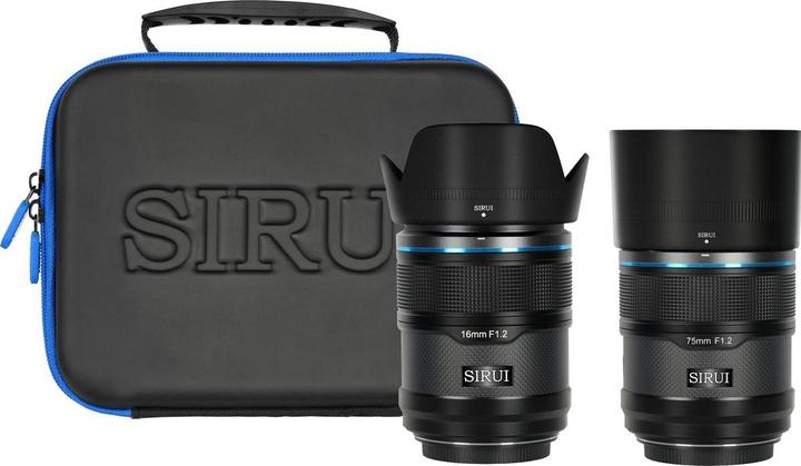 Image du produit Sirui Sniper AS-2S-XB 16mm & 75mm F1.2 APS-C/S35 Auto-Focus Lens(X Mount, Black, Carbon Fiber) (Monture C, APS-C / DX)