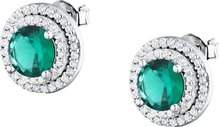 Produktbild Morellato Dazzling Silver Earrings With Green Zircon Tesori Saiw275 (Silber 925)