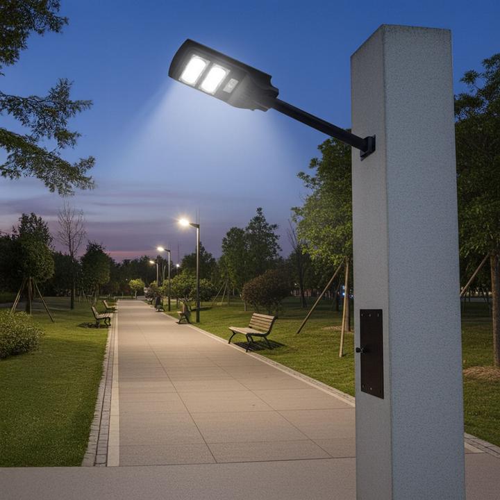 Actual product image ProPlus Lamp lantern LED solar + light sensor IP65 (840 lm, IP65)