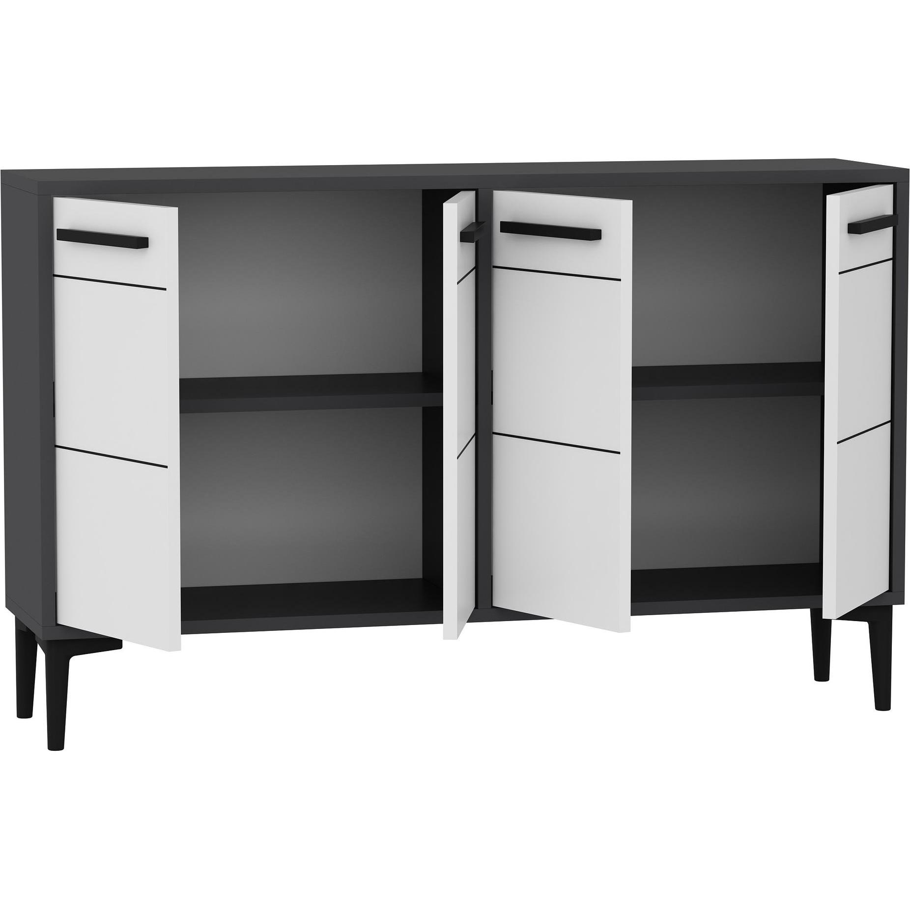 Hanah Home, TV Möbel, Augustus (120 x 75 x 30 cm)