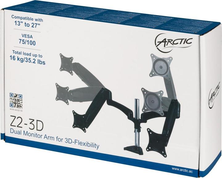 Immagine prodotto Arctic Terminale Z2-3D Gen 3 da 86,4 cm (34 pollici) Nero (Tavolo, 34")