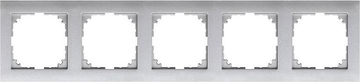 Image du produit Merten Cadre 5x aluminium MEG4050-3660
