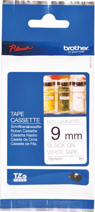 Actual product image Brother Tze-N221 (0.90 cm, Grey)