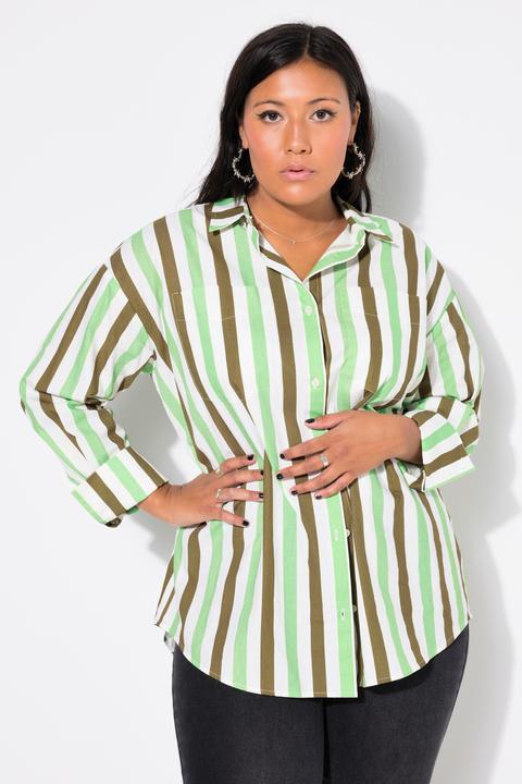 Produktbild Studio Untold Hemdbluse, oversized, Streifen, Langarm (60)