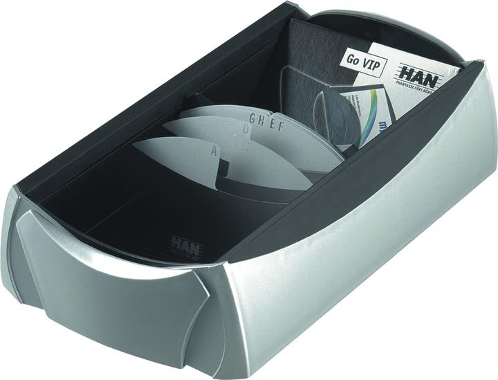 Produktbild Han Visitenkartenboxen Silber (86 x 54 mm)