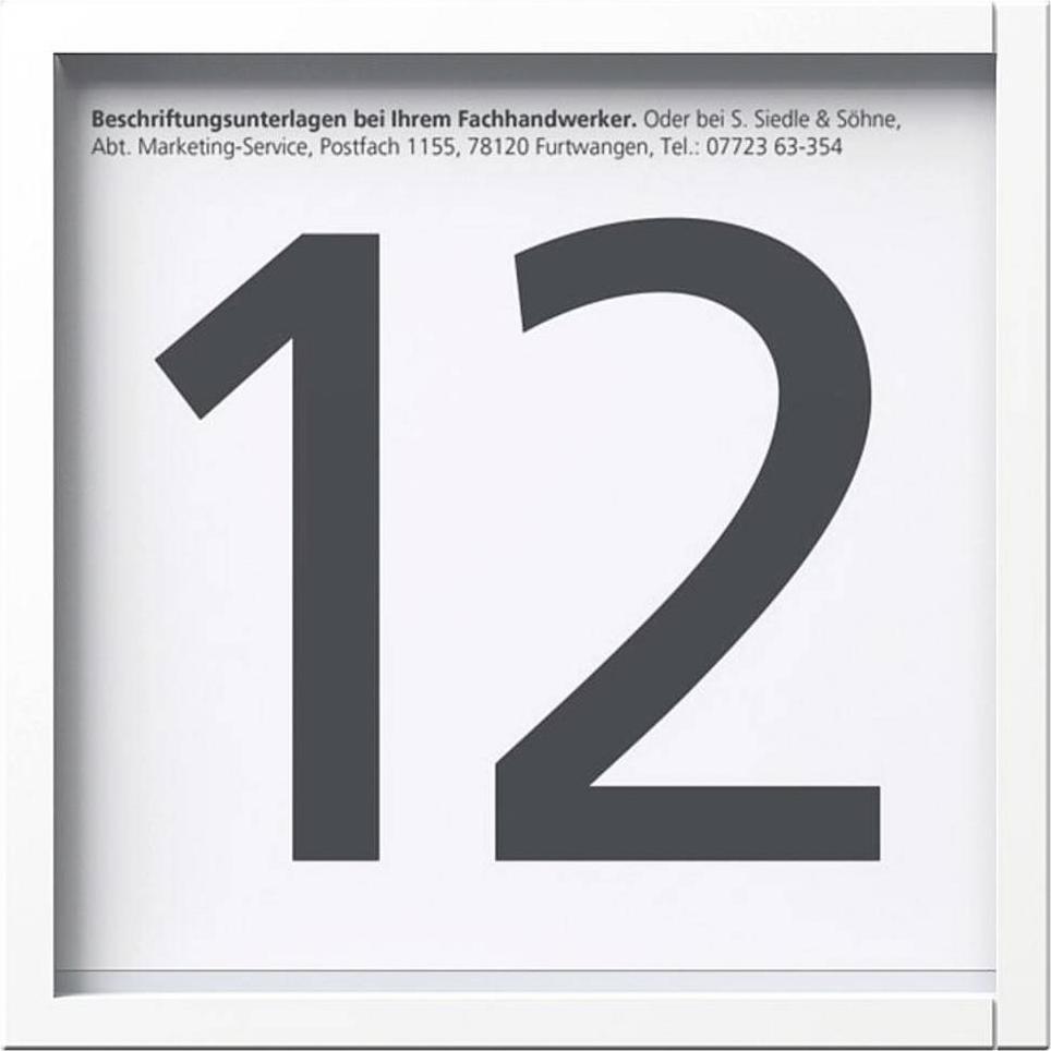 Siedle Informationsfeld (210012694-00)