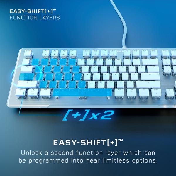 Actual product image Turtle Beach - Clavier de jeu mécanique RGB Filaire Vulcan II Blanc - Disposition Qwerty US (US, Cable)