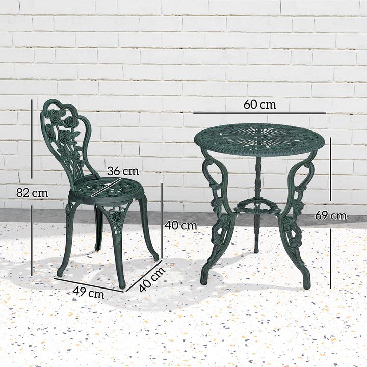 Produktbild Outsunny Bistroset (60 x 69 cm)