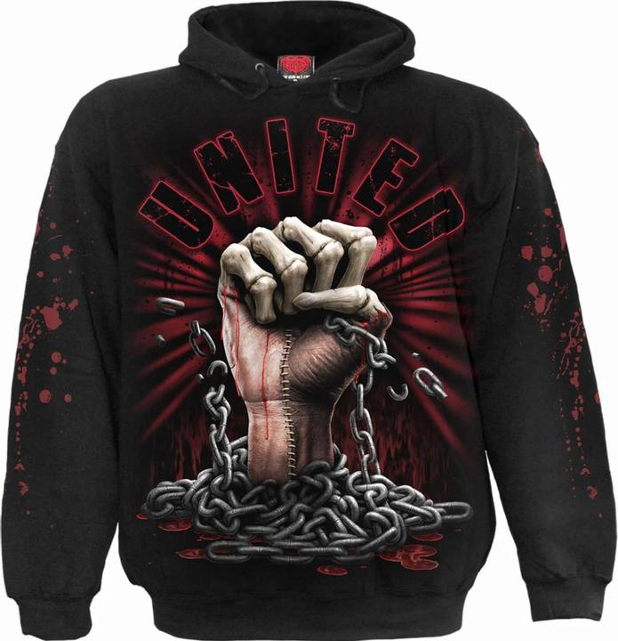Actual product image Spiral Unisex Adult We Bleed Together Hoodie (M)