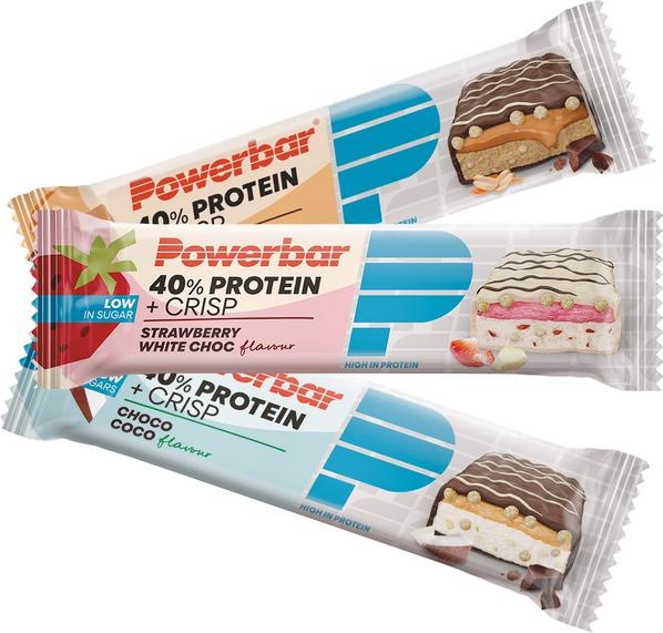 Actual product image Powerbar 40% Protein +Crisp Bar (40G) (Caramel Peanut Butter, 1 pcs., 40 g)