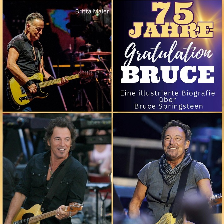Produktbild Eine illustrierte Biografie über Bruce Springsteen (Deutsch, Britta Maier, 2023)