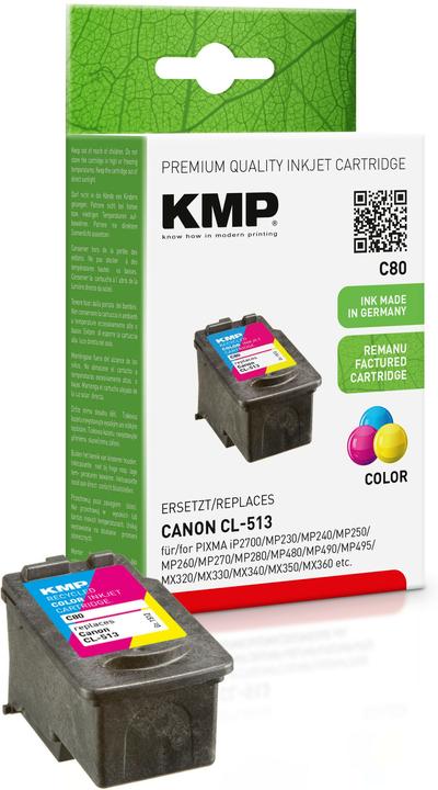 KMP C80 Tintenpatrone color kompatibel mit Canon CL-513 (C)