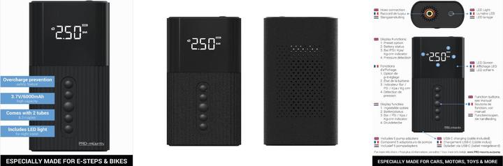 Produktbild PRO-mounts E-Pumpe für E-Tretroller / E-Bike