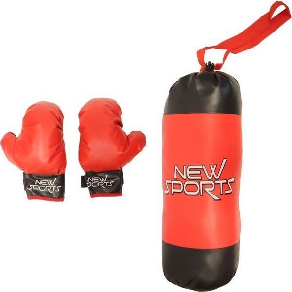 Immagine prodotto New Sports Sacco da boxe + guanti da boxe (14 cm, 1.02 kg)